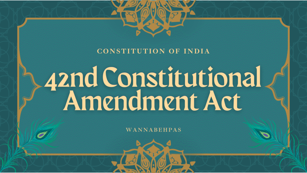 42nd Constitutional Amendment Act, 1976