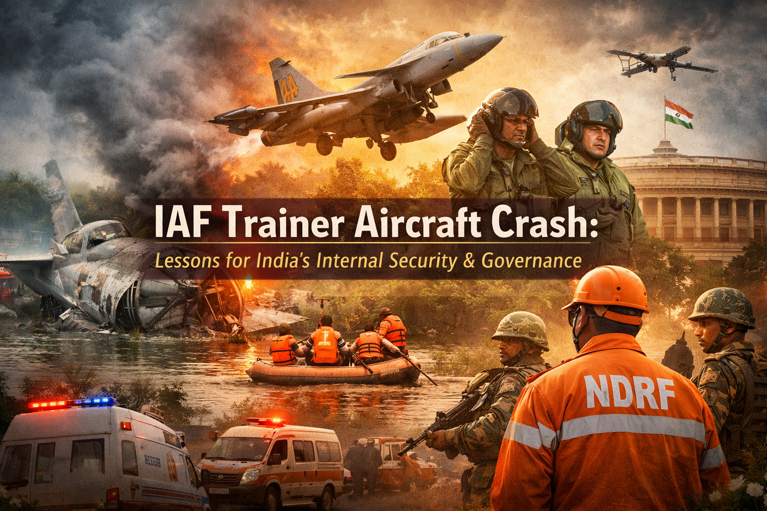 IAF Trainer Aircraft Crash: Lessons for India’s Internal Security and Governance