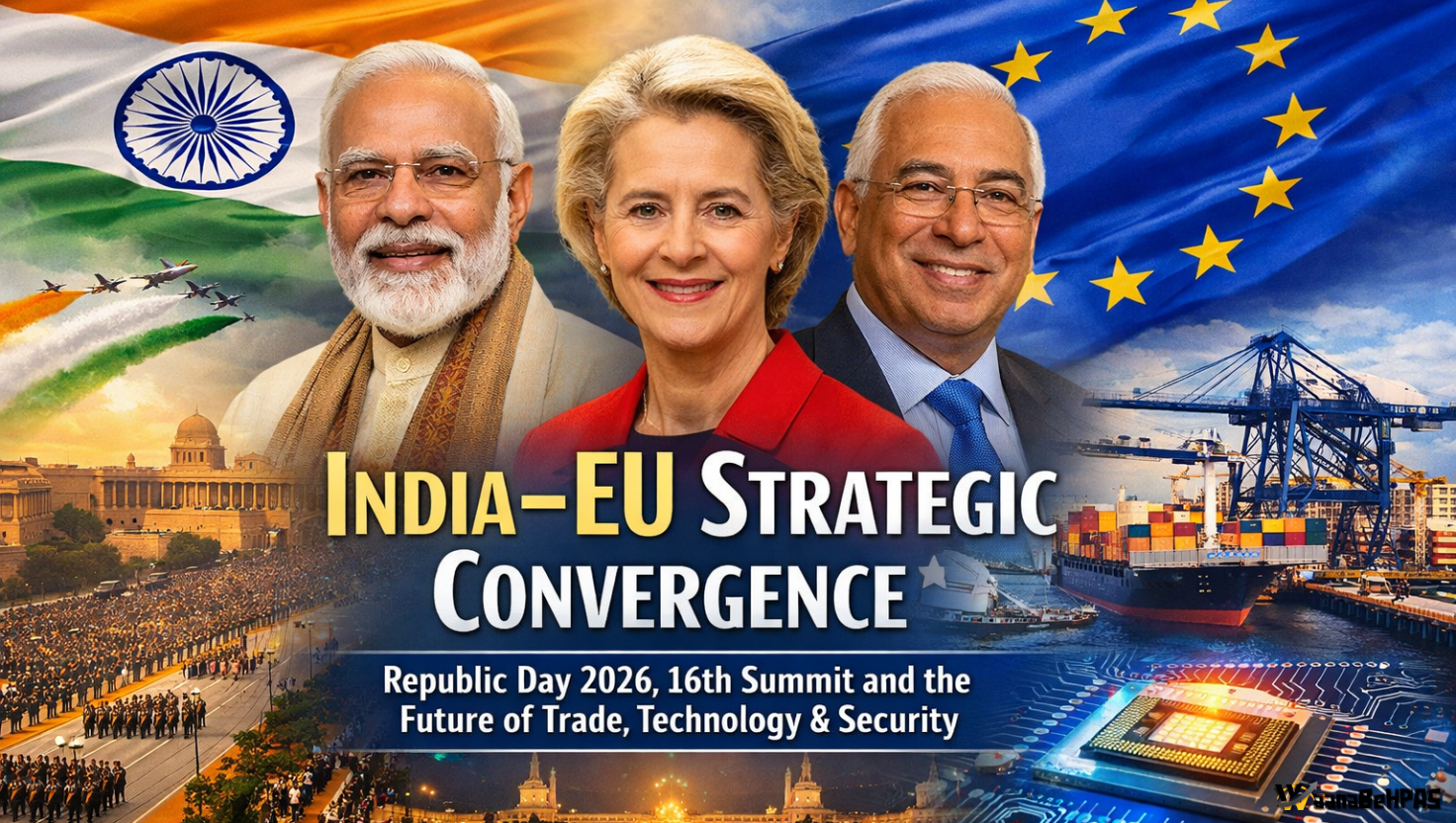 India–EU Strategic Convergence: Republic Day 2026, 16th Summit and the Future of Trade, Technology & Security