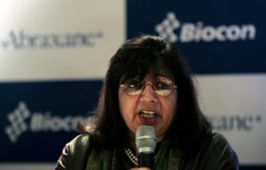 Chairperson of India's Biocon Limited, UK - Kiran Mazumdar-Shaw