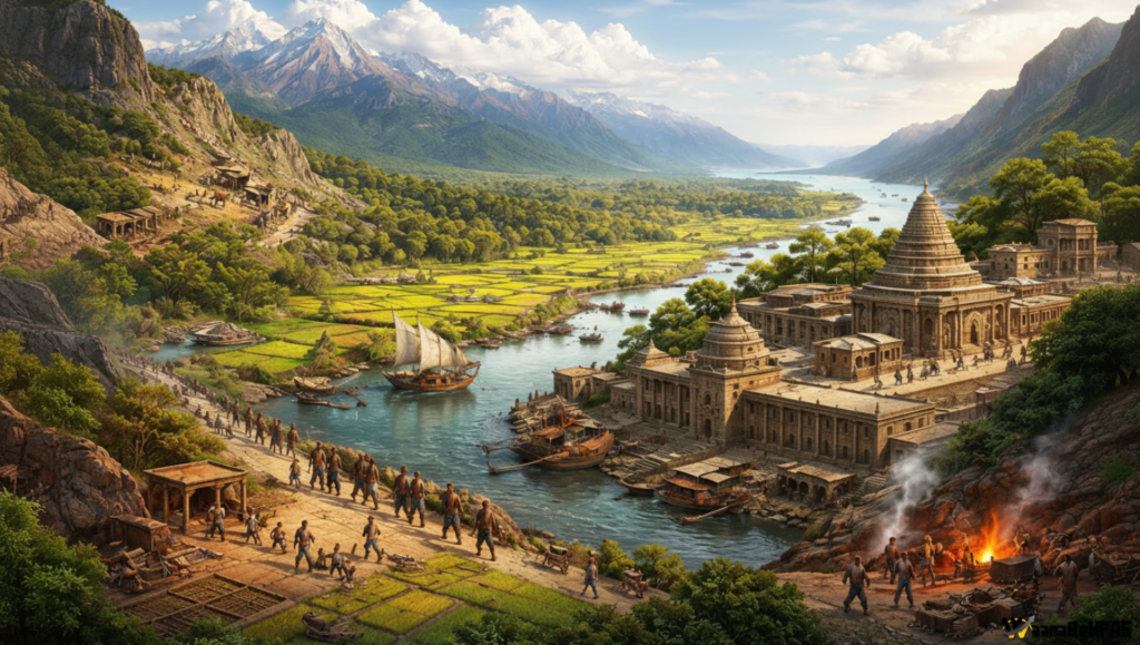 Strategic Geopolitics: Resource Distribution in Ancient India