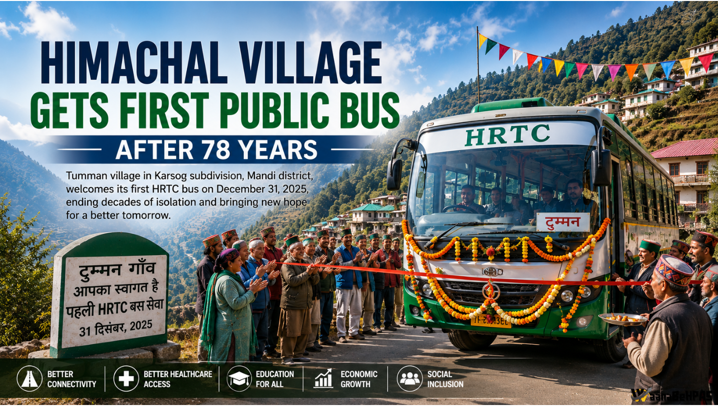 Himachal Village Gets First Public Bus After 78 Years