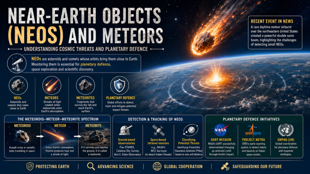 Near-Earth Objects (NEOs) and Meteors