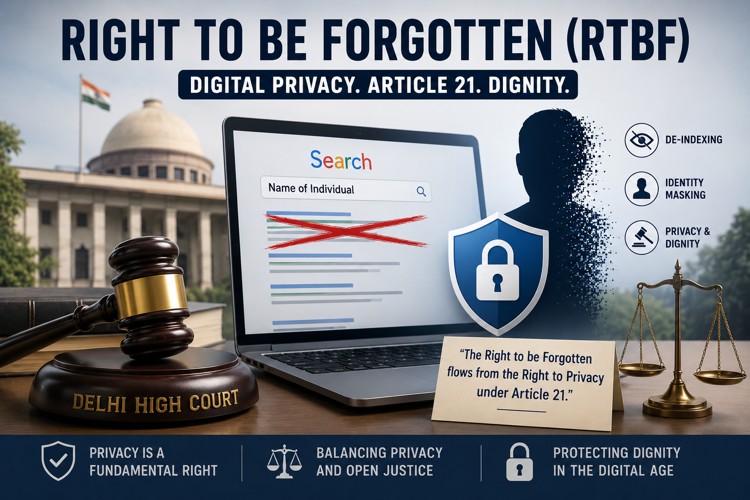 Delhi High Court Recognises the Right to be Forgotten as Part of Article 21