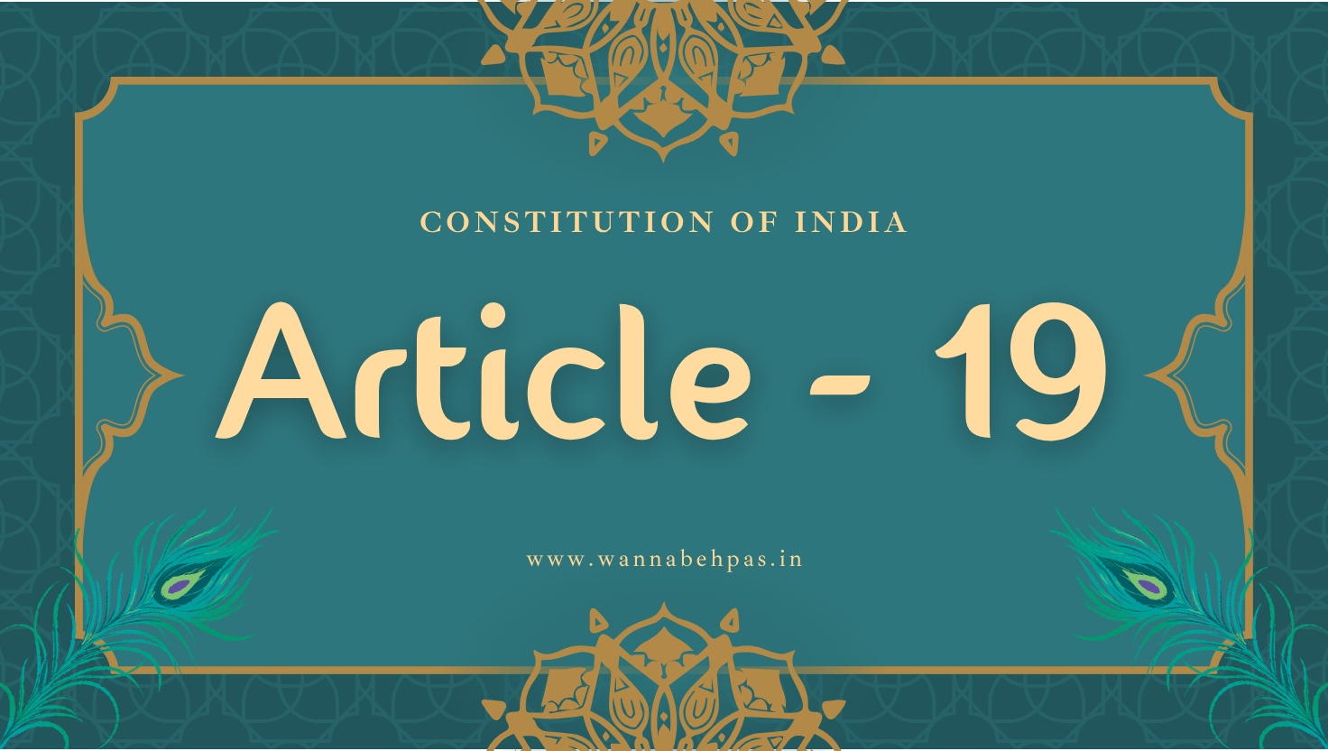 Article 19 of the Indian Constitution
