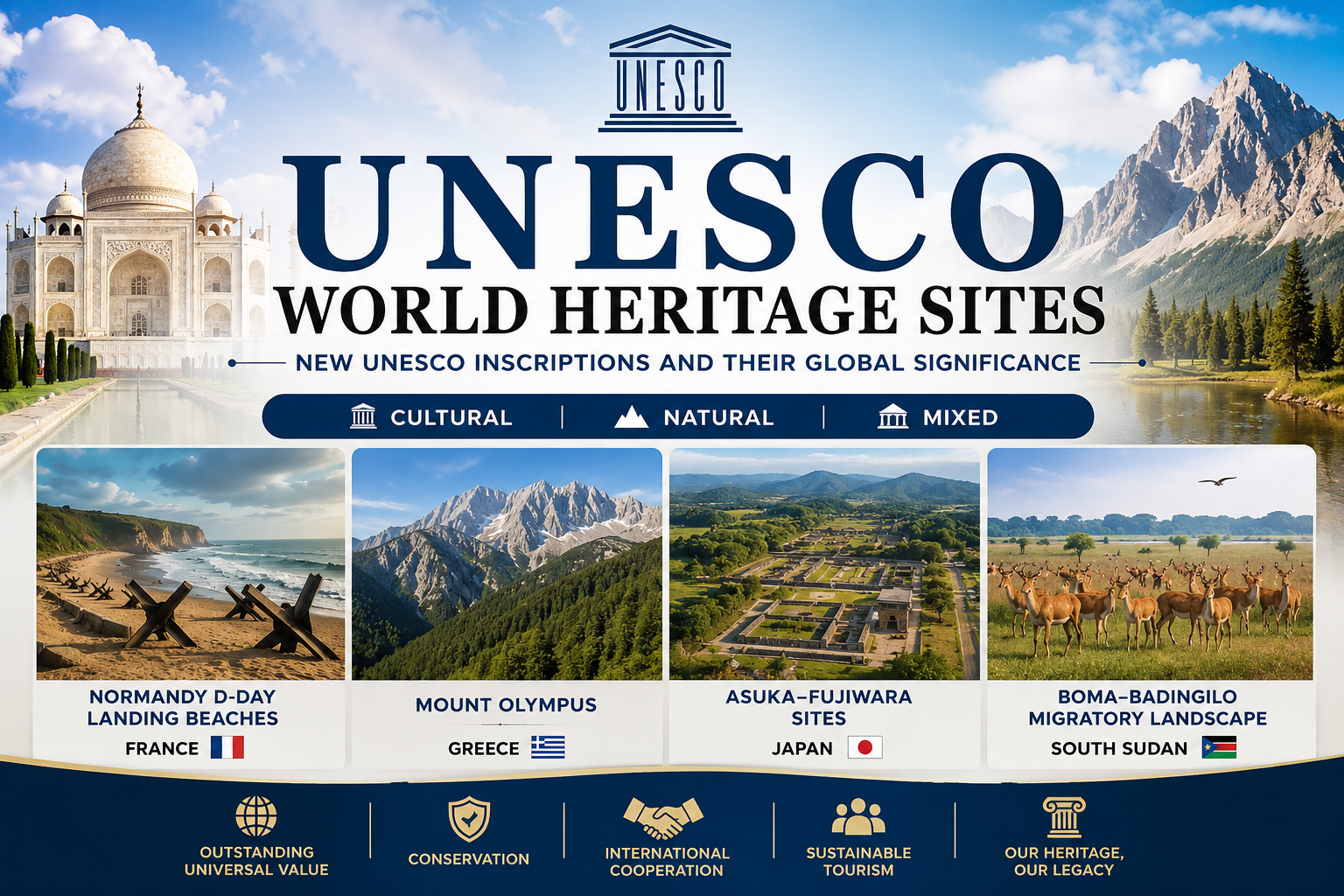 UNESCO World Heritage Sites Explained: Why the New UNESCO Inscriptions Are in News