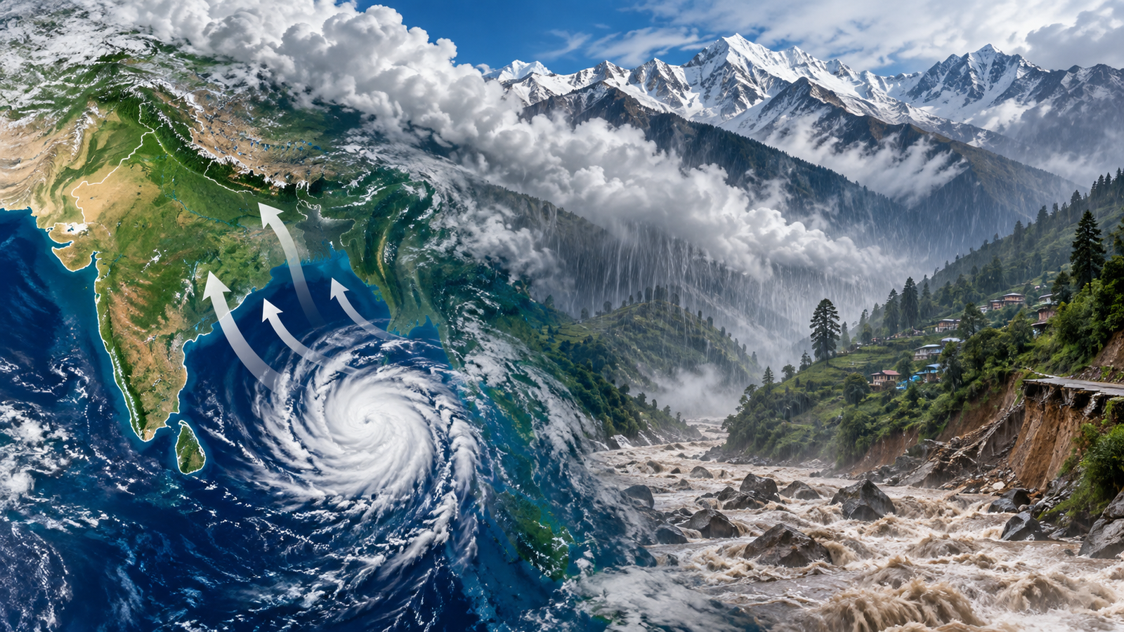 Bay of Bengal Low-Pressure System: How It Shapes India’s Monsoon and Himalayan Weather