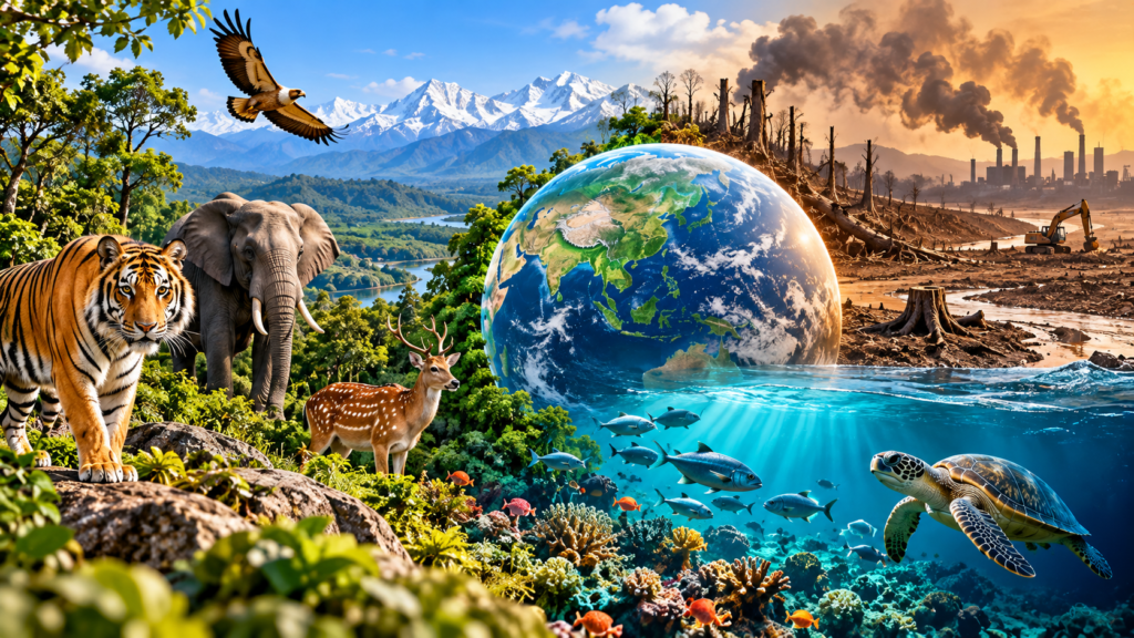 Living Planet Report 2026: 73% Wildlife Decline, Key Findings and India’s Biodiversity