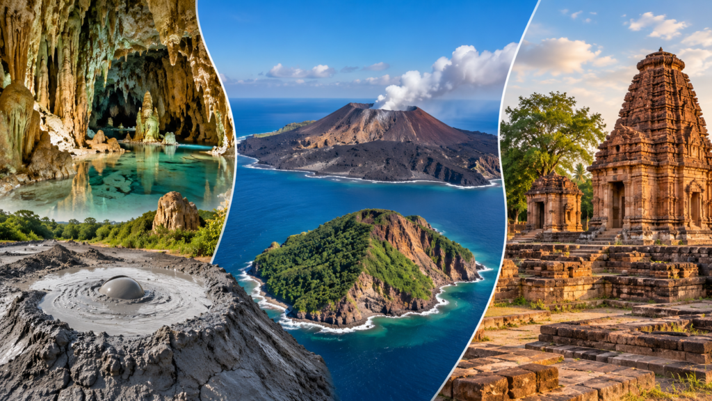 Three Indian Sites Added to UNESCO Tentative List 2026: Baratang, Andaman Volcanoes and Sirpur