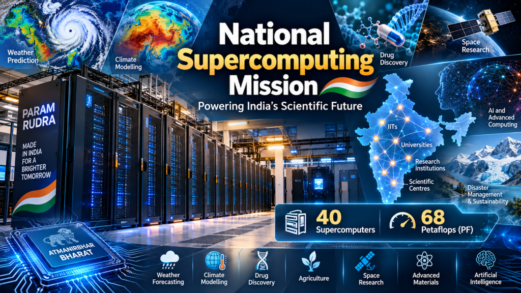 National Supercomputing Mission: India Reaches 40 Systems and 68 Petaflops