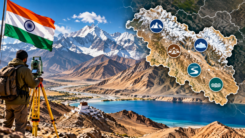 Ladakh: 28 Geographical Features Standardised on Survey of India Map